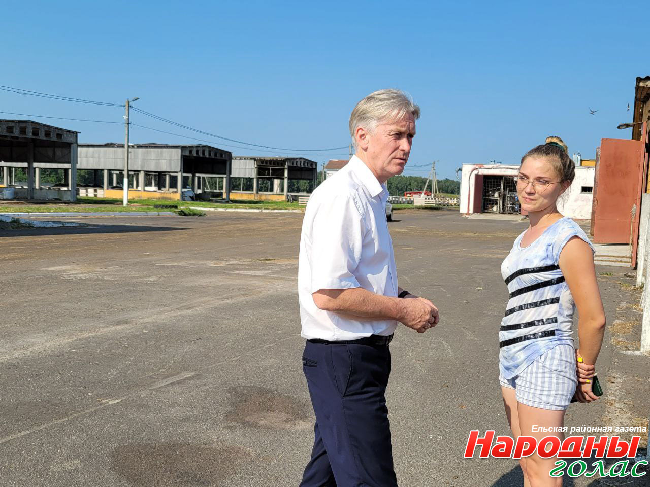 Председатель Ельского райисполкома Виктор Замостик с самого утра  контролирует работу предприятий — Ельск. Новости Ельска. Народный голас.  Районная газета. Гомельская область